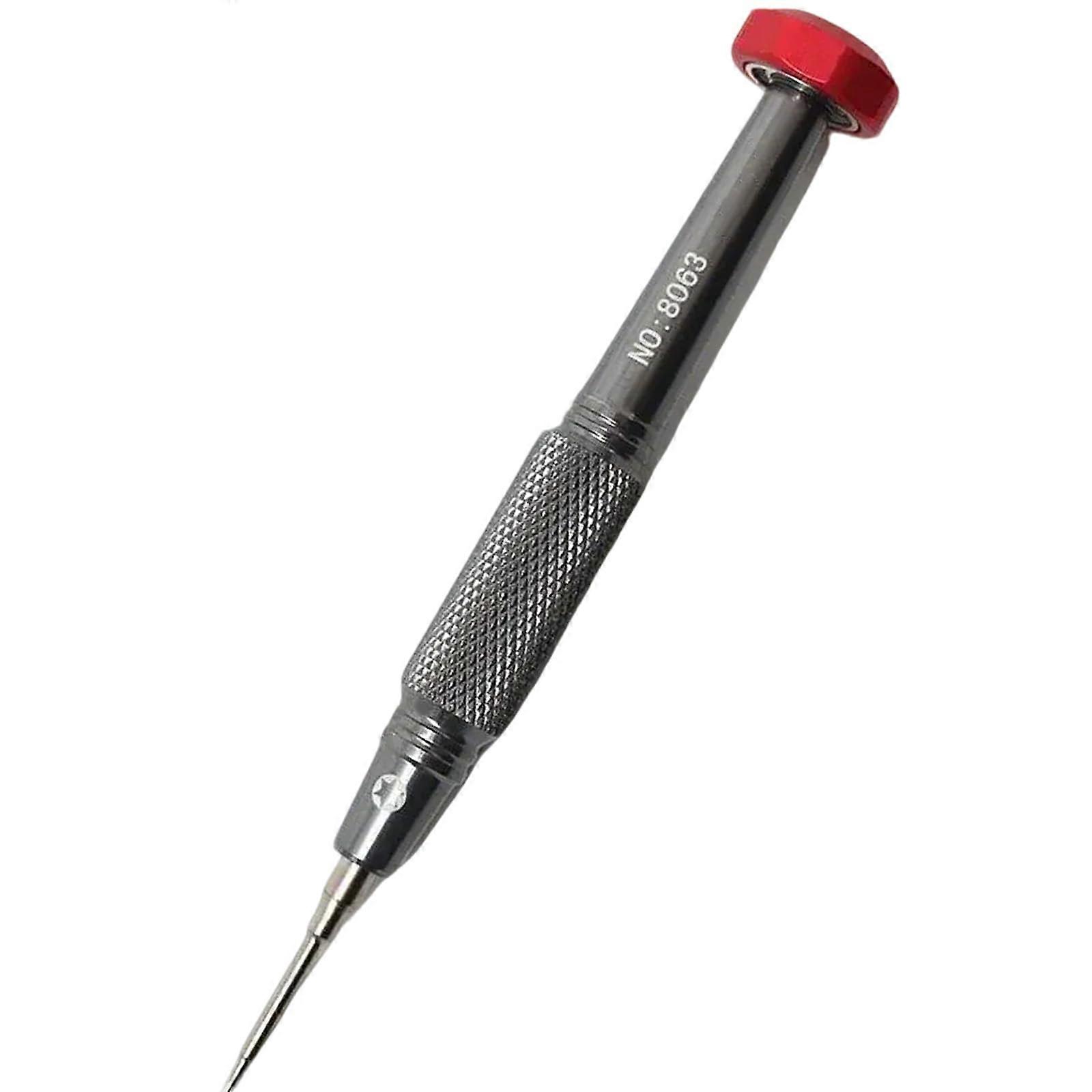 Precision Pentalobe screwdriver, starshaped, magnetic tip, tool for mobile phone electronics with rotating cap
