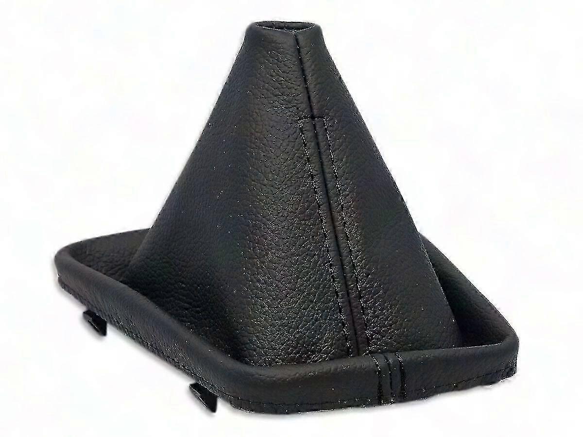 E36 E46 Black Leather Speed Lever Bellows Shift Boot Cover