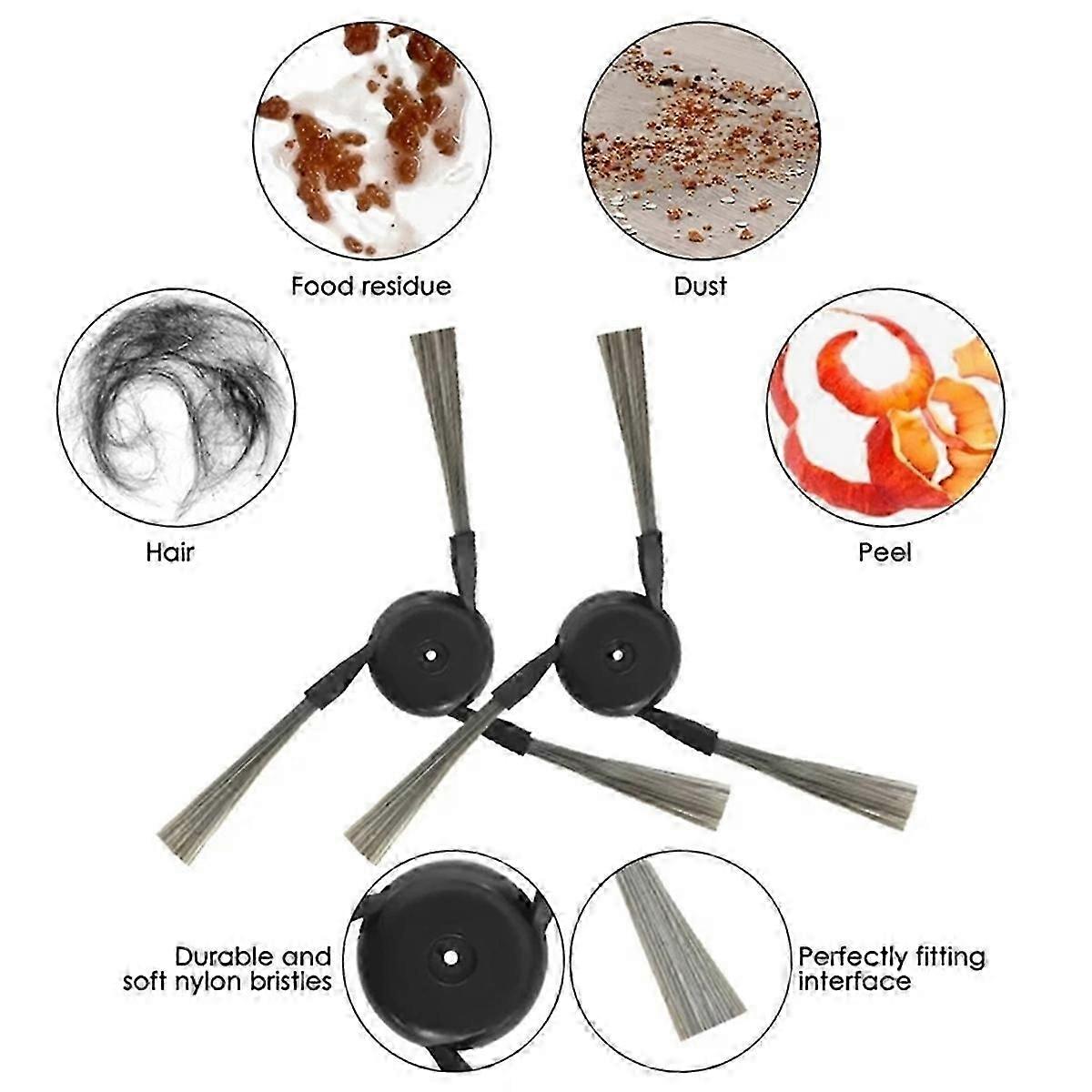 For X40 Ultra/X40 Pro Sweeping Robot Spare Parts Roller Brush Side Brush HEPA Filter Mop Cloth Acces