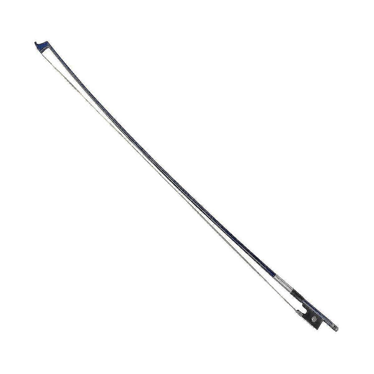 Violin Bow, 4/4 Full Size Fiddle Bows Carbon Fiber For Professional Player Beginner (blue)