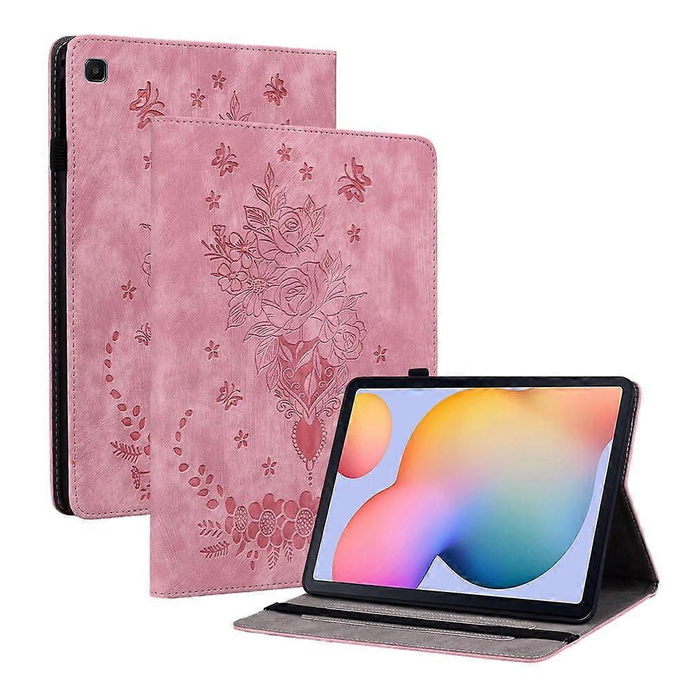 Kunstleder Geldbörse Case For Samsung Galaxy Tab S5e 10.5 inch Pink