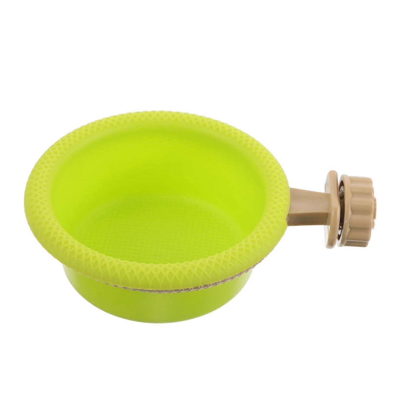 Portable Parrot Bath Tub with Stand for Budgies and Birds Compact Reusable Bird Cage Bath Bowl for Indoor and Outdoor Use Lightweight