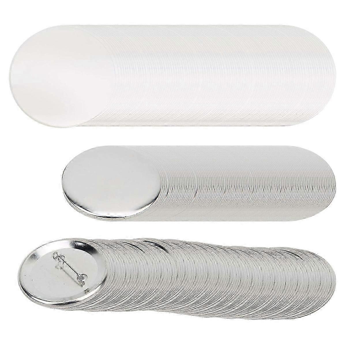 100 مجموعات 37 مللي متر شارة دبوس زر أجزاء DIY الحرف اليدوية لوازم لصنع أزرار ودبابيس مخصصة