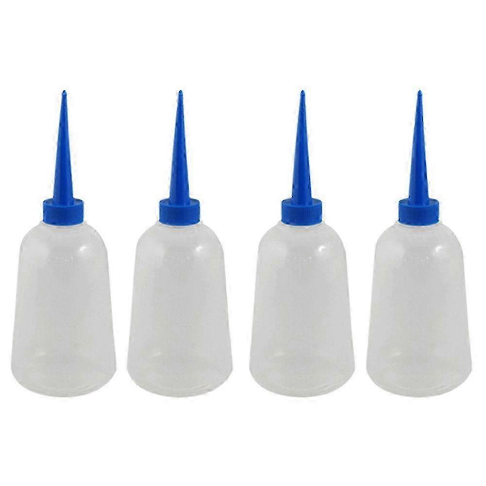 4 Pcs Soft Plastic Sewing Machine Oil Bottles, 250Ml Liquid Container for Industry