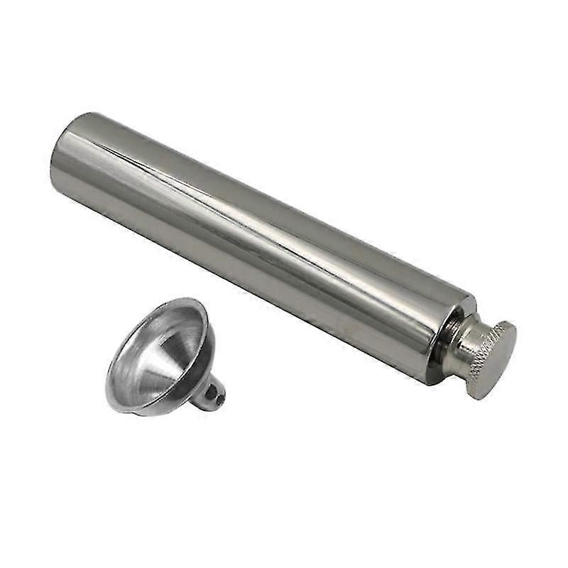 Mini Portable 2oz Stainless Steel Hip Flask Mirror Polished Tube Household Supplies