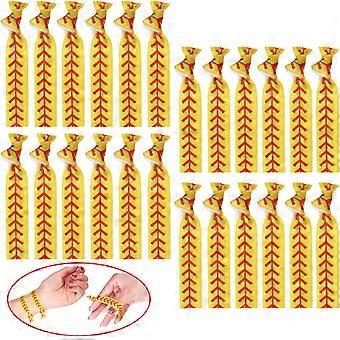 24 Pièces Softball Cheveux Accessoires Baseball Élastiques Sports Bandeau Élastique