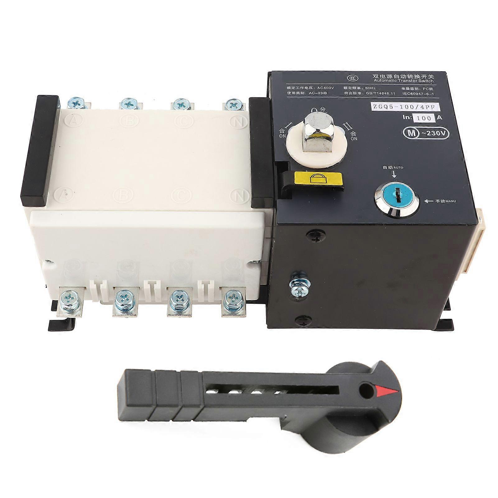 ZGQ5-100/4PF Isolation Type Dual Power Automatic Transfer Switch ATS 100A/4P