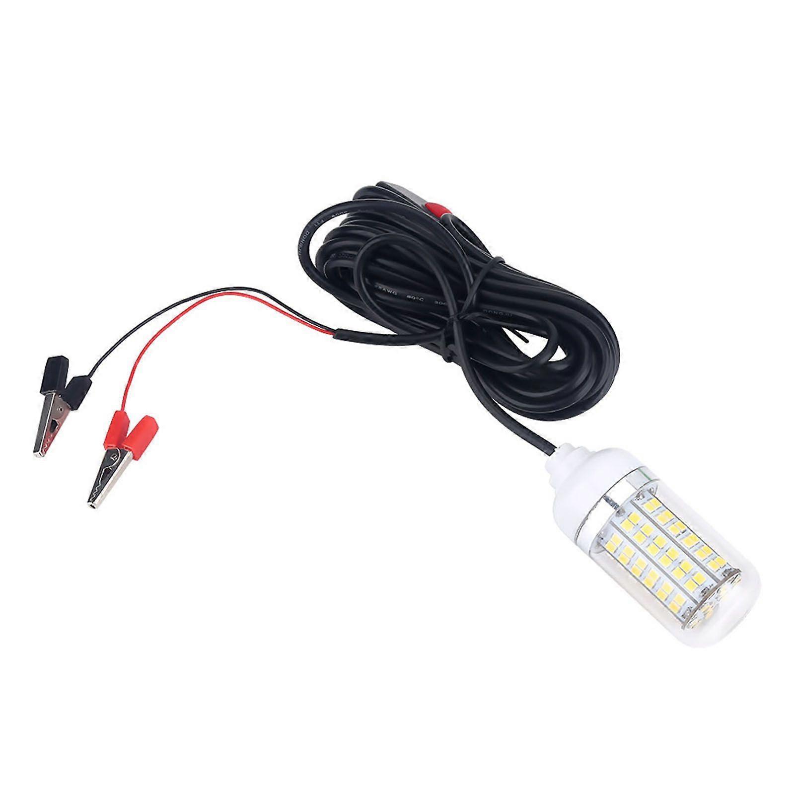 12V Outdoor LED Submersible Underwater Night Fishing Light Lamp (Yellow)