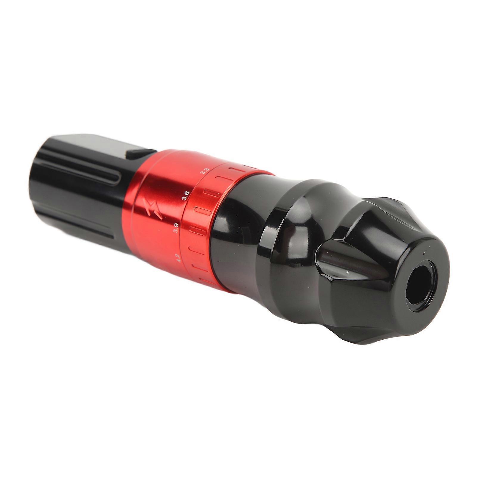 2400mAh Wireless Tattoo Pen Kit 2.4-4.2mm Stroke OLED Red