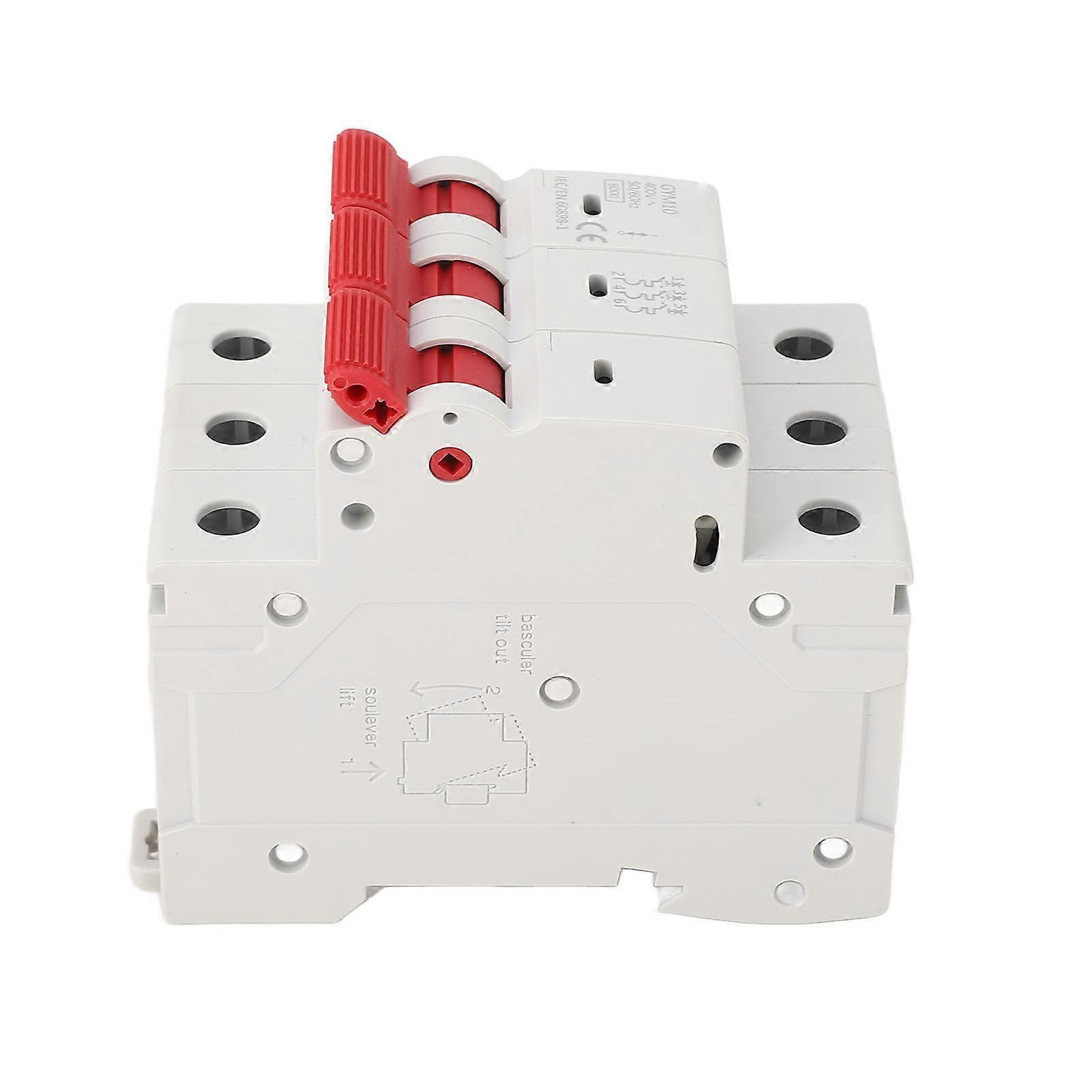Miniature Circuit Breaker 3P 40A 400V 6kA DIN Rail MCB