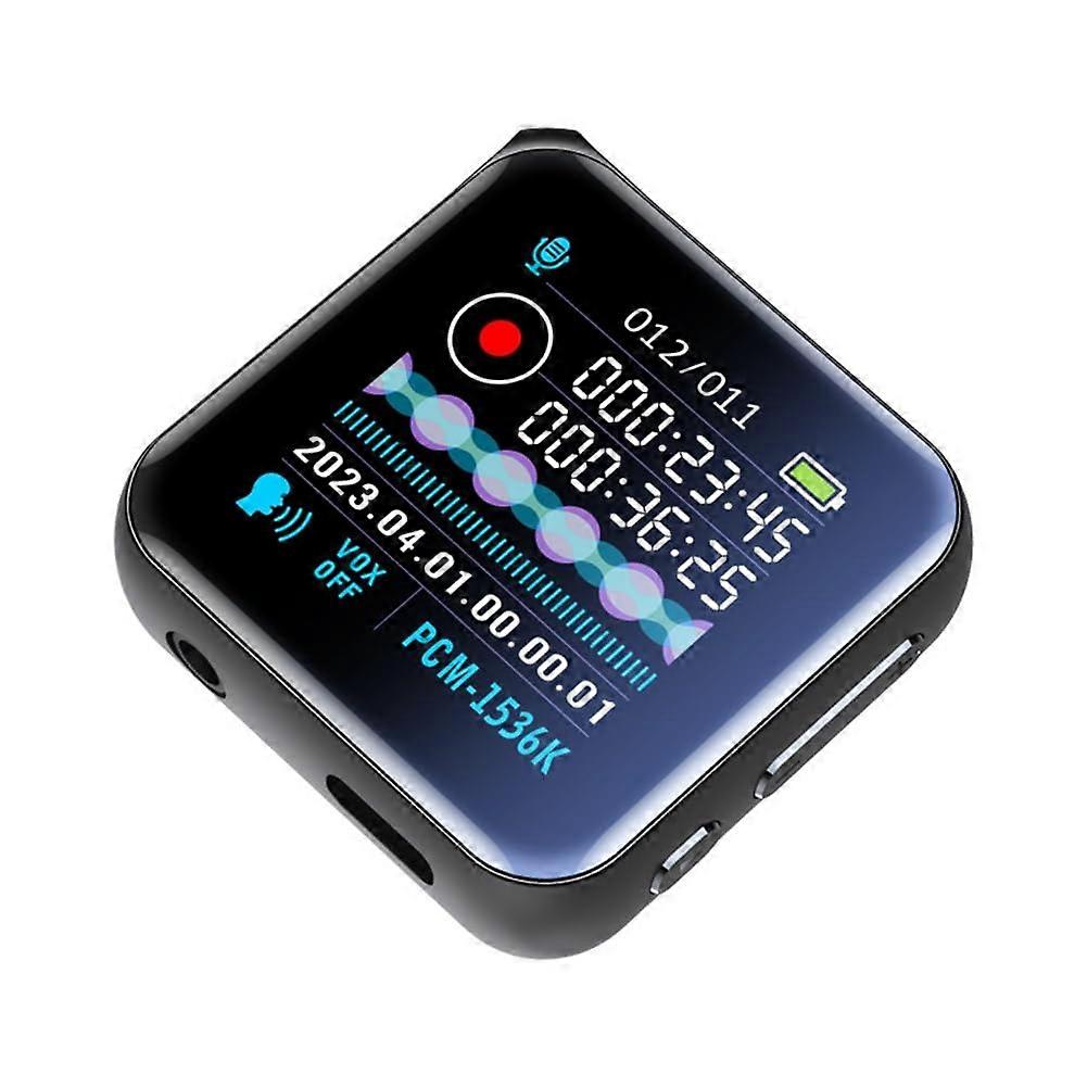 MP3 Player Color Screen 32GB Black FM Radio Voice Recorder EBook Alarm Clock Portable