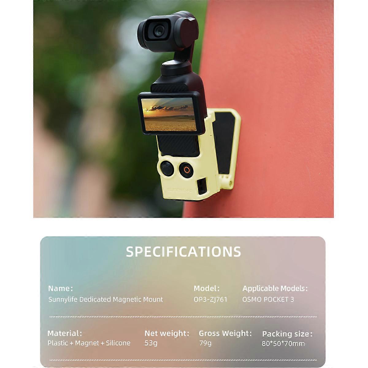 Desktop Bracket Base for 3 Adjustable Magnetic Stand Mount for 3 Accessories Orange