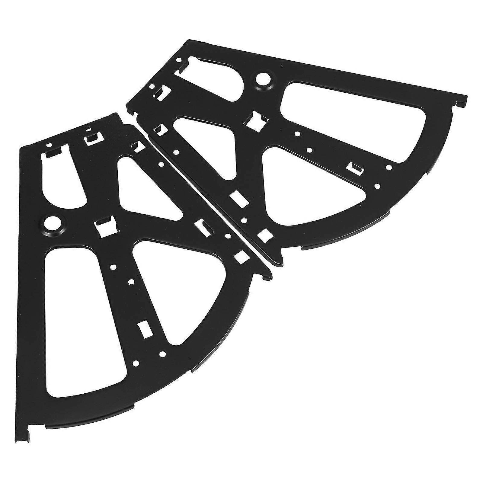 Shoe Rack Hinges Elegant Painted Finish Black Iron Flip Frame for Shoe Drawer Assembly 26.00X23.80X2.30CM 2Pcs