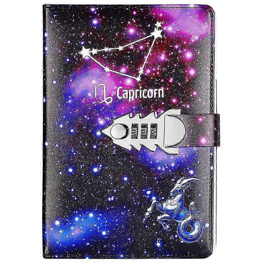 A5 Constellation Journal with Combination Lock for Secure Writing and Personal Reflections