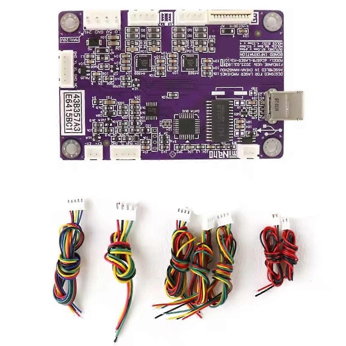M3 Nano Main Mother Board System with Cables Co2 Engraver Cutter Machine K40 3020 4030