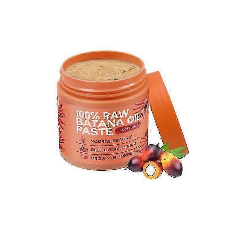 Raw Batana Oil for Hair Growth - 100% Pure, Organic Batana from Honduras for Thick and Strong Natural Hair - Unrefined Cold Pressed Cosmetic Scalp Mas