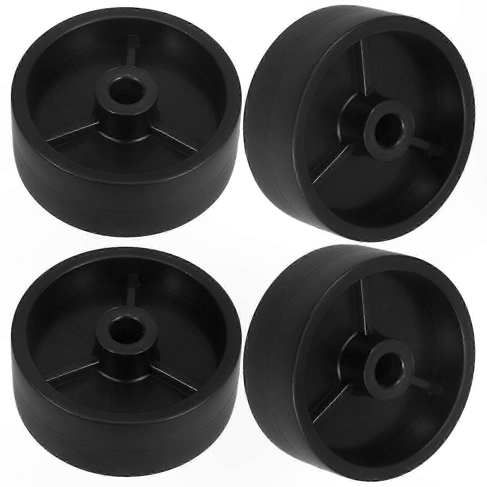 4-Pack Movable Caster Wheels for Patio Heater Storage Racks Universal Replacement Accessories for Gas Heaters
