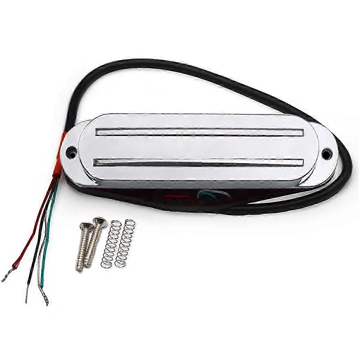 New Chrome Single Coil Pickups Humbuckers for Electric Guitars - Compatible with Single Size Pickups