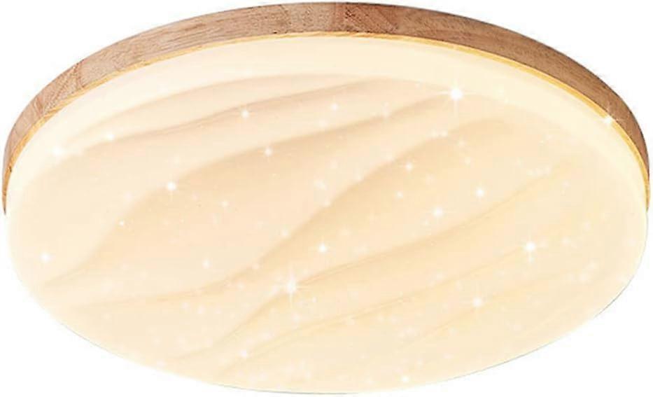 Mid Century Round Hallway Ceiling Light Three Color Dimming Energy Saving Modern Nordic Flush Mount White 40x40