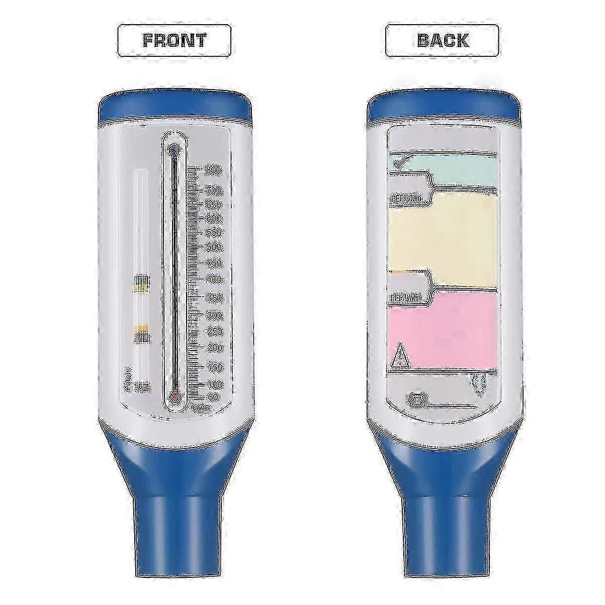 Portable Personal Spirometer - Peak Expiratory Flow Meter for Asthma & COPD Monitoring, Home Use Lung Health Tester