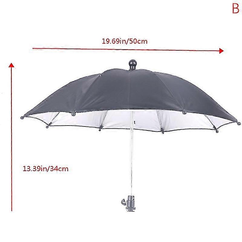 Black 38cm/50cm Dslr Camera Umbrella Sunshade Rainy Holder For General Camera