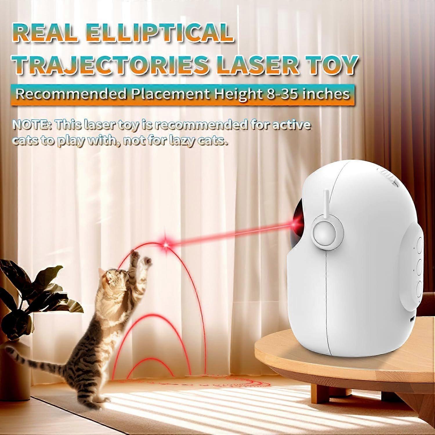 2025 New Upgraded Laser Cat Toy, Interactive Cat Toy, Suitable for Bored Indoor