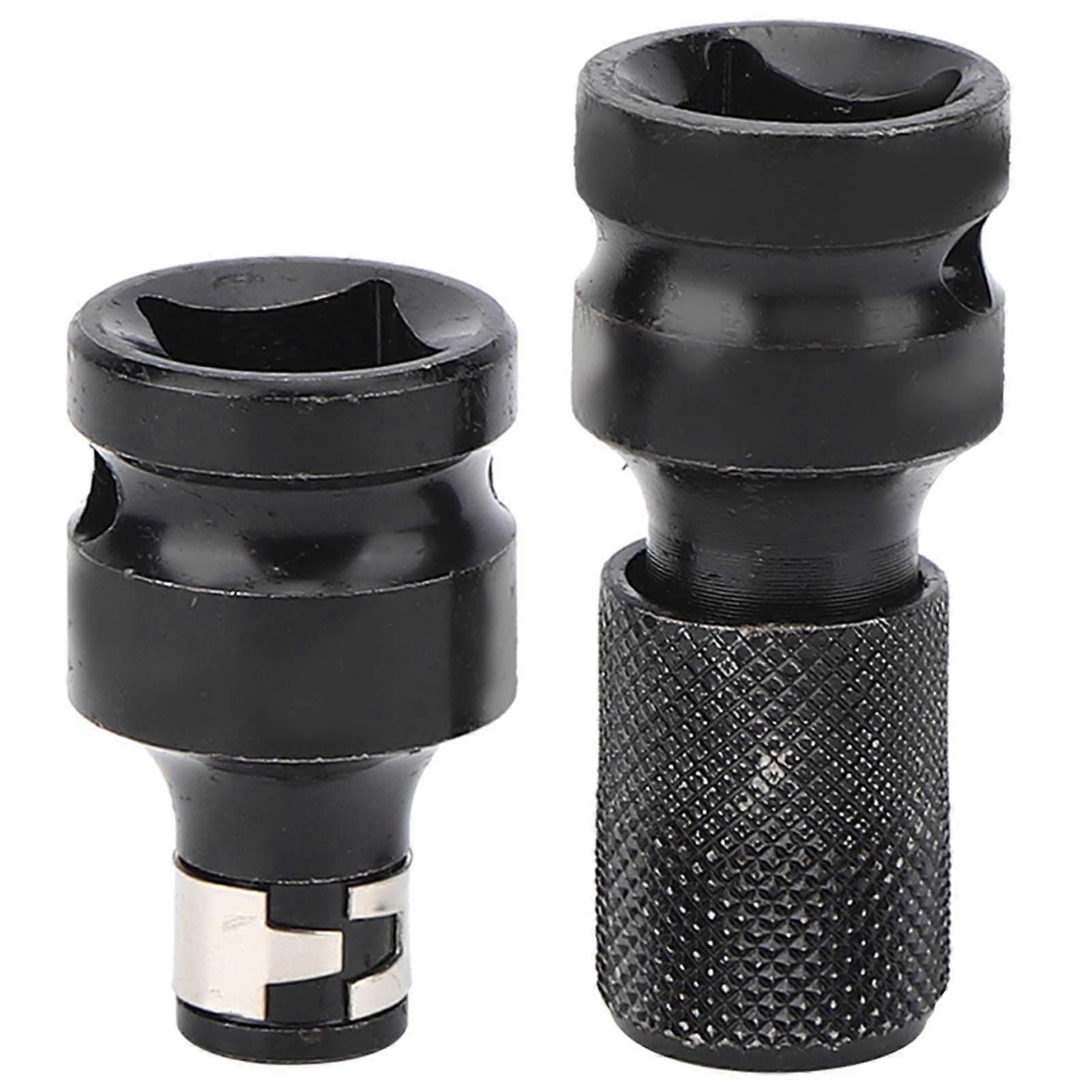 1/2 1/4 Inch Wrench Hex Shank Chuck Conversion Kit Square Change Socket Adapter Conversion