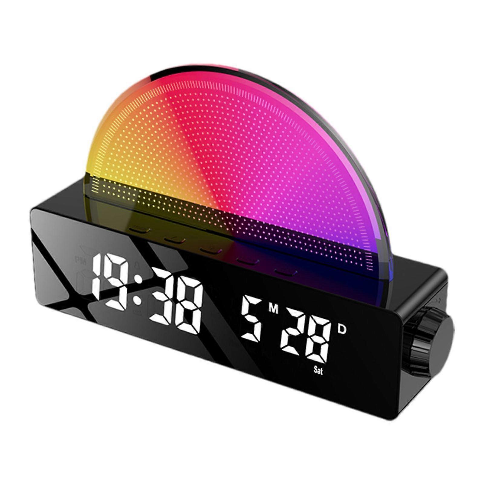 Sunrise Alarm Clock Wake Up Light Dawn Simulator Multicolor Dimmable Night Light Bedside Lamp For Kid Bedrooms
