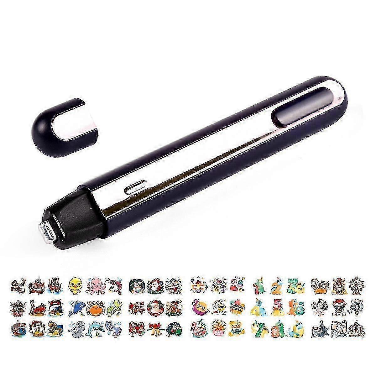 Wireless Heating Pen Purple Plastic 3-Second Quick Heating with Dual Temperature Settings