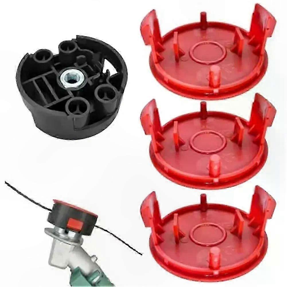 Red Replacement Spool Cover for Lawn Mower, Compatible with AFS 23-37 Models