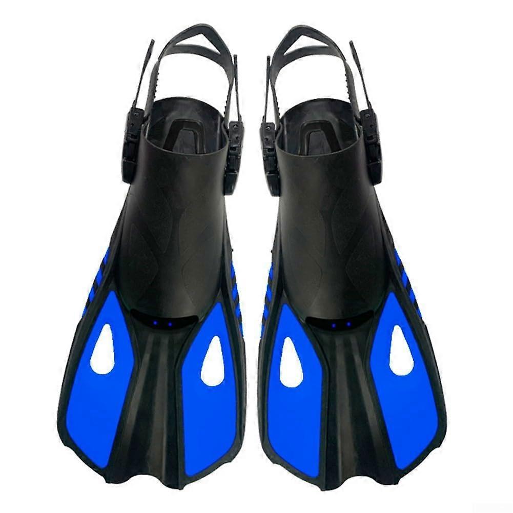 Snorkeling Fin Set Adjustable For LongDistance Swimmers XS Blue