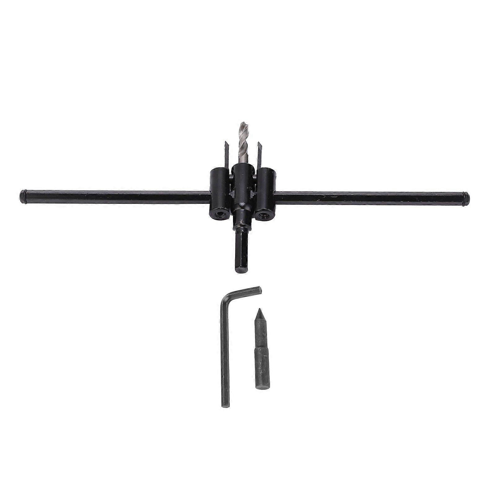 Aircraft Type Hole Opener Adjustable 30300mm Circle Saw Cutter Drill Bit for Woodworking