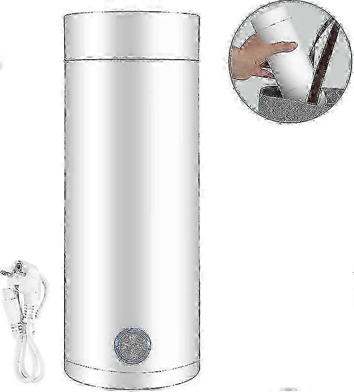 Portable Mini Insulation Integrated Automatic Electric Heating Cup (White) 2025