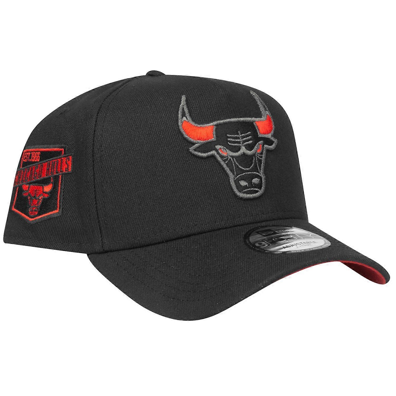New Era 9Forty A-Frame Cap - SIDEPATCH Chicago Bulls white
