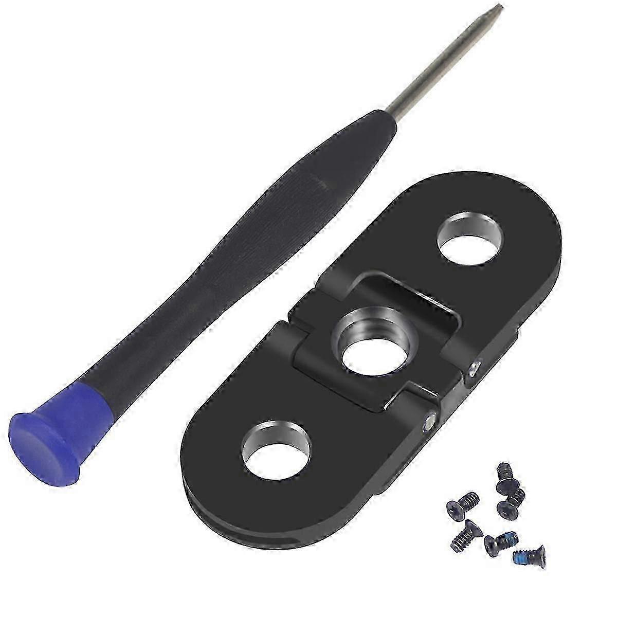 محول تثبيت ثلاثي القوائم بإصبع معدني منفذ مزدوج 1/4 قاعدة قابلة للطي ذات ثقب خيط متوافق مع ملحقات الكاميرات الرياضية 10/9/8 / Max