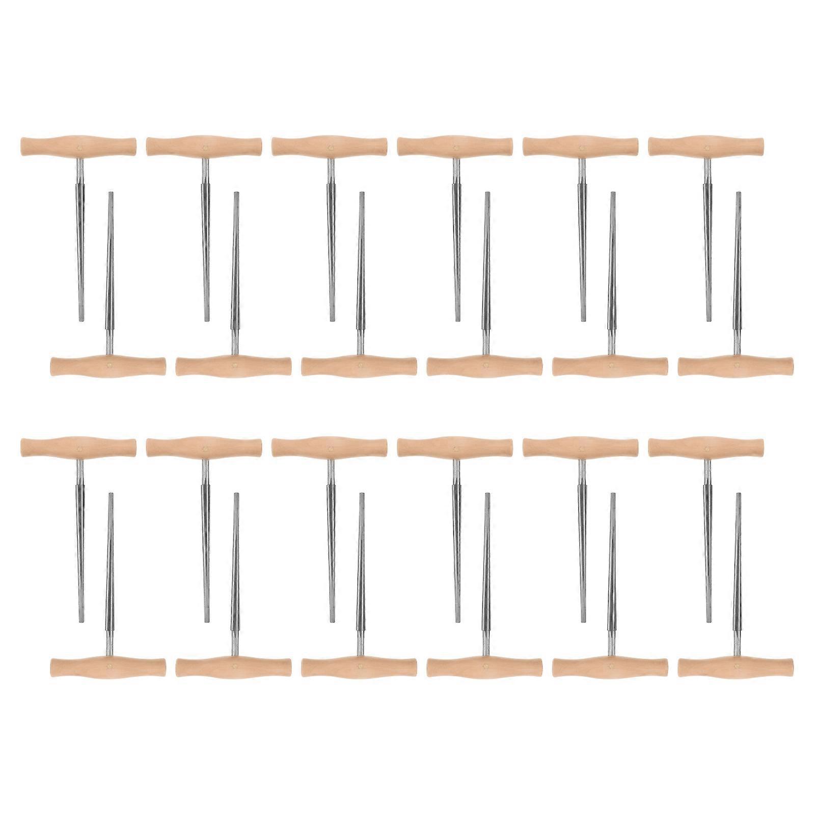Violin Peg Hole for Luthiers with Wooden Handle 120Pcs Kit