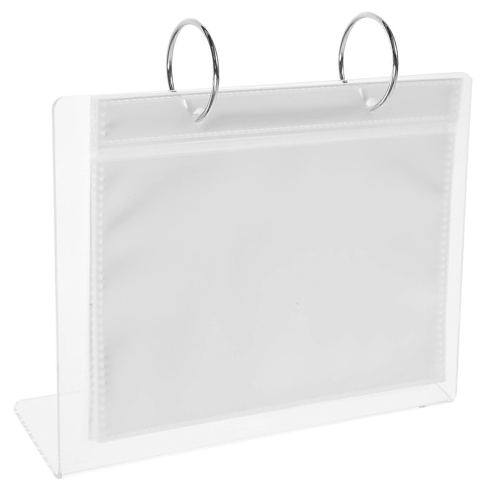 Acrylic Desk Photo Book for Storage 3Pcs Photo Album Display Holder