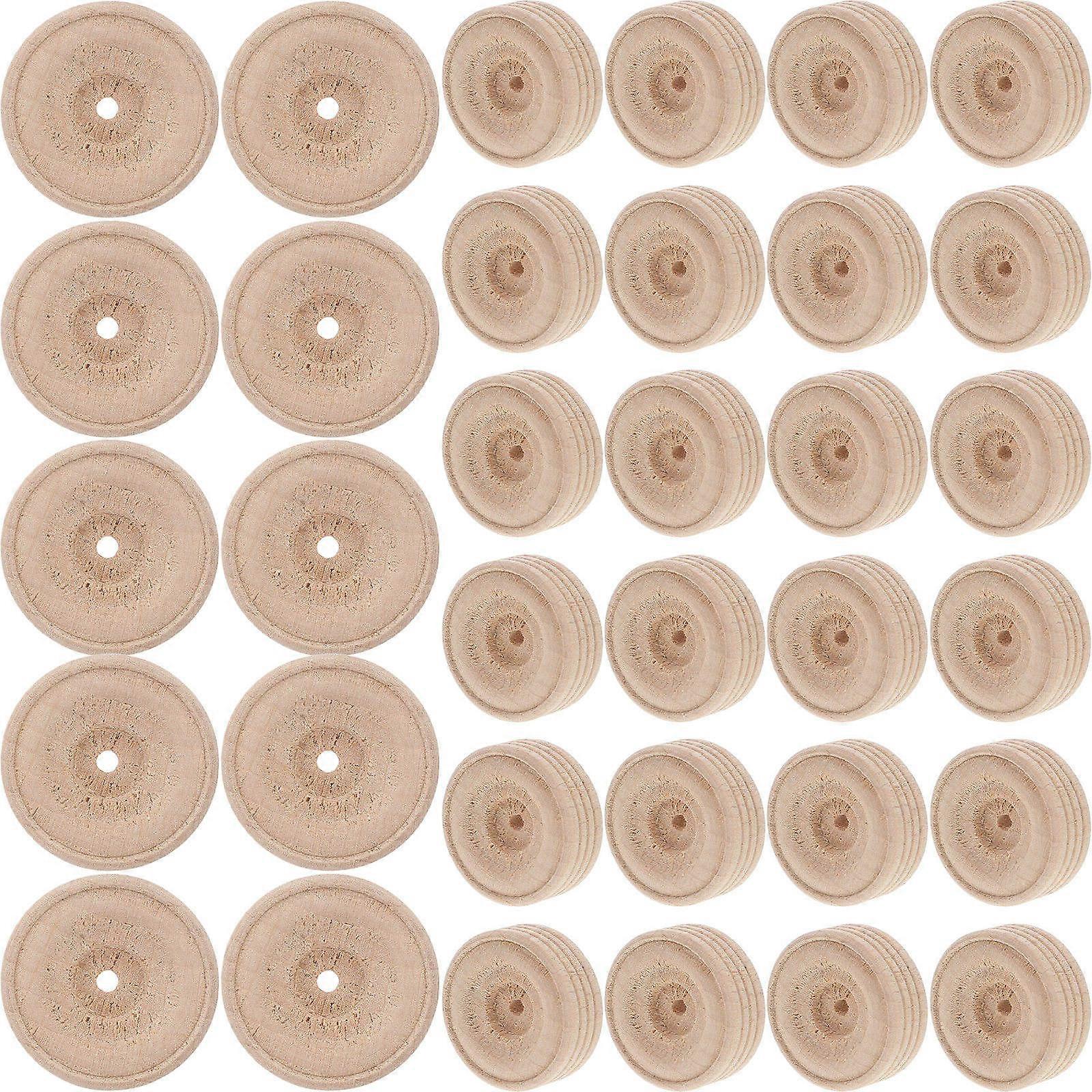 Wooden Project Wheels for Toy Car Models 250Pcs Set for Kids Crafts