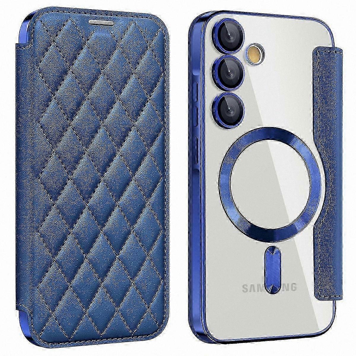 RFID Blocking Magnetic Phone Case with Leather Cover for A55 5G Model