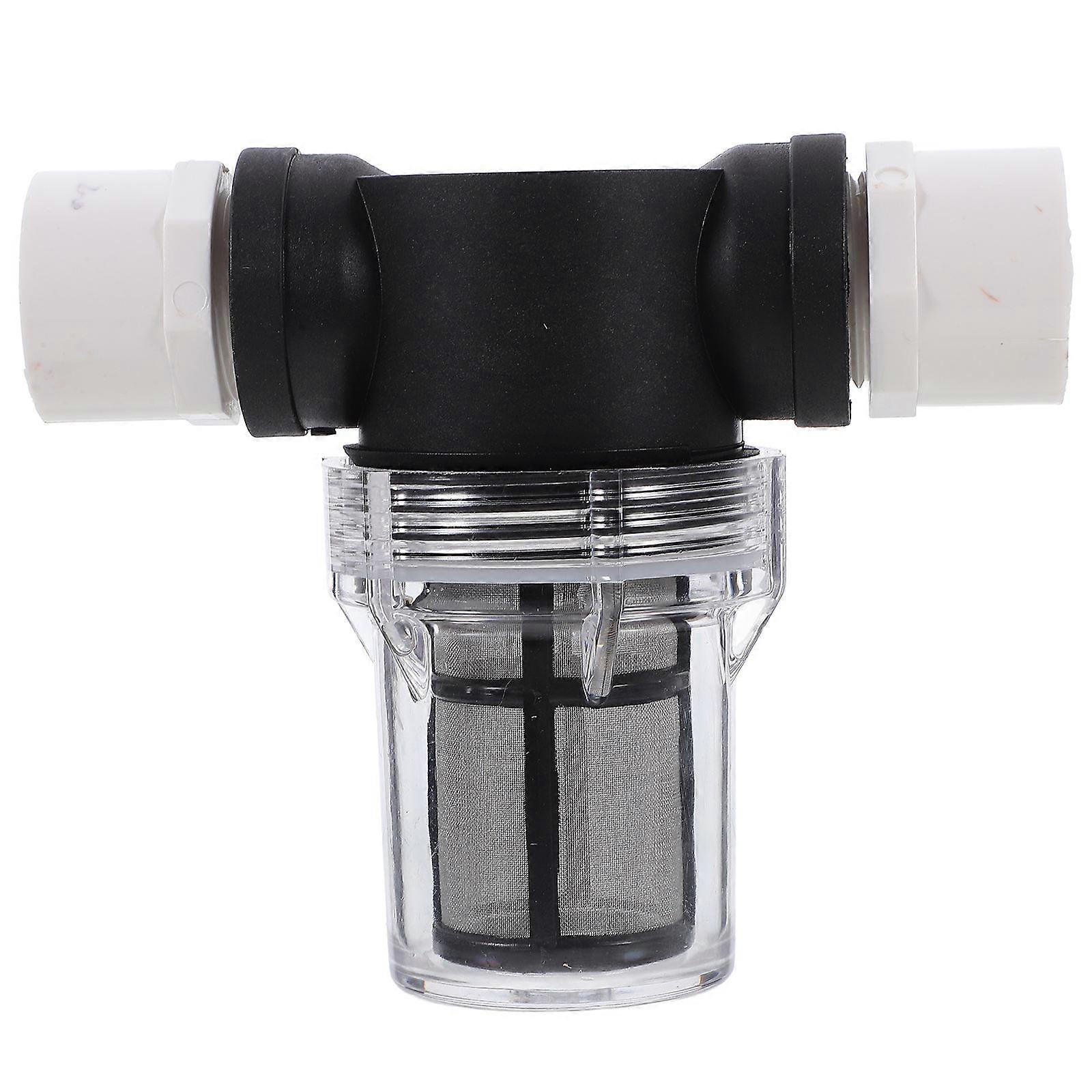 Water Softening Filter 2Pcs Filtration System Effective Impurity Removal For Plumbers PVC 304 Stainless Steel