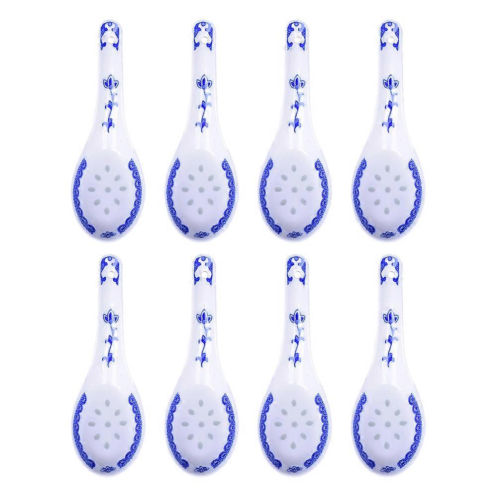 Multi-Function Food Spoon Chinese Style Soup Spoon Household Dinner 40Pcs