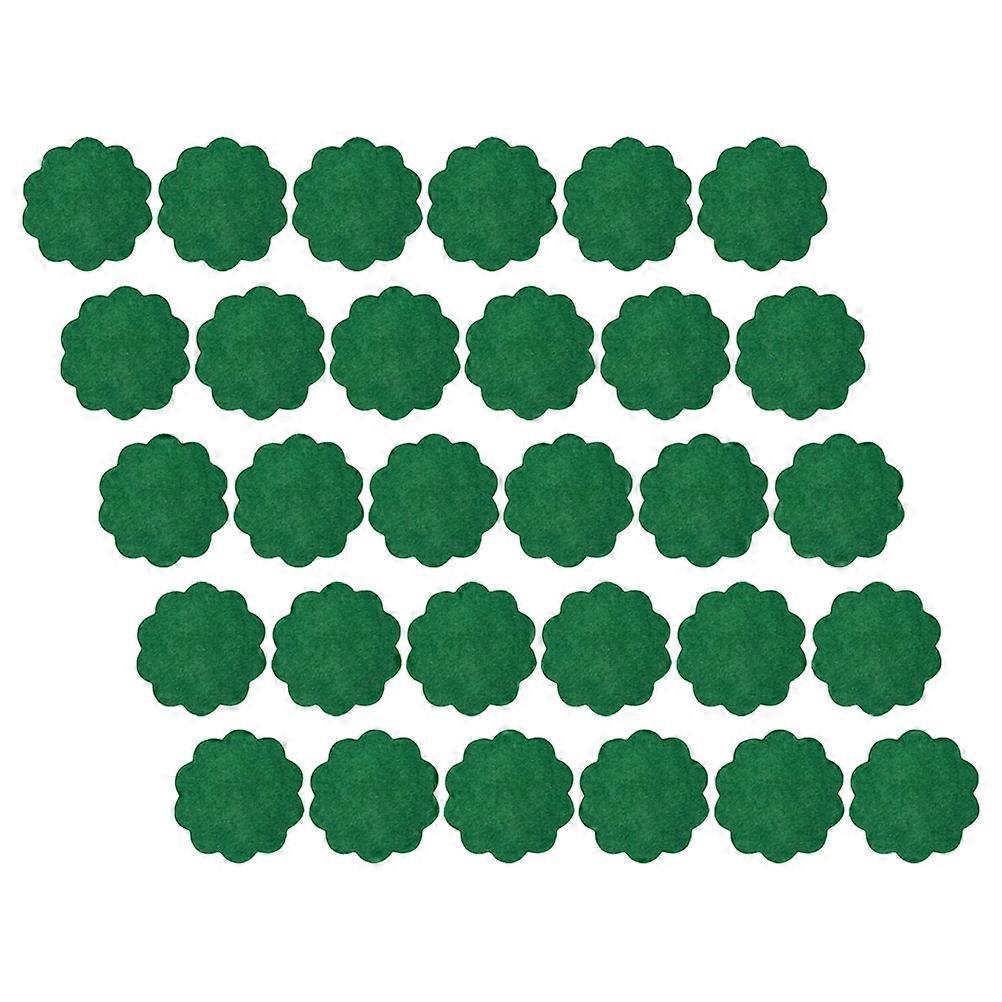 Plant Pot Bottom Net 80 Pcs Round Coaster Pads Ideal For Flowers And Plants With Drainage Function