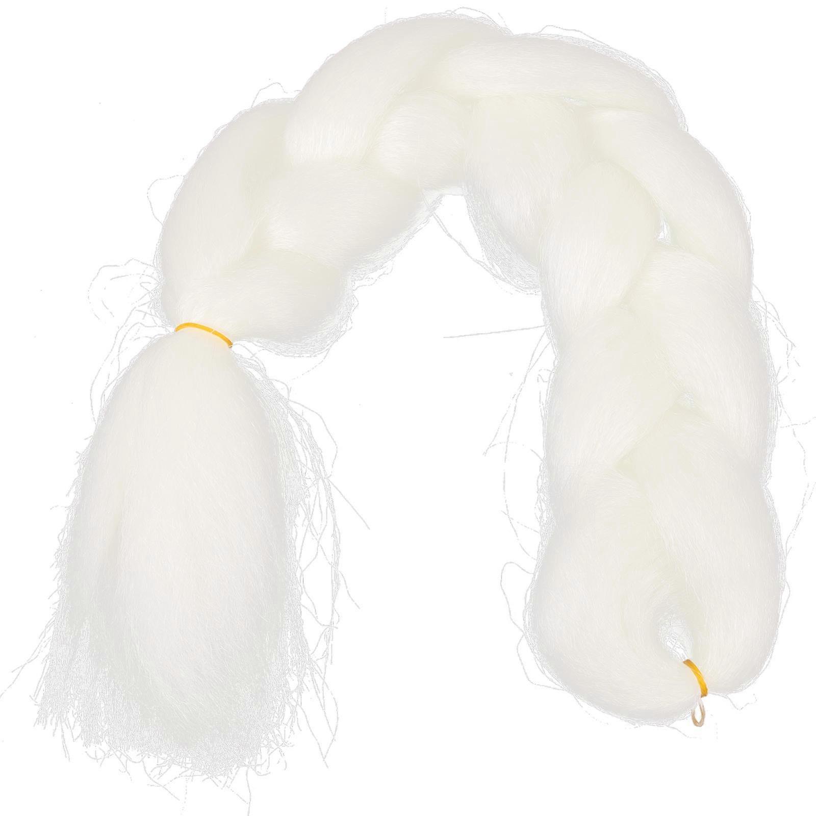Glow In The Dark Hair Extensions 2Pcs Braided Design For Women With Stylish Appearance Suitable For Parties And Festivals