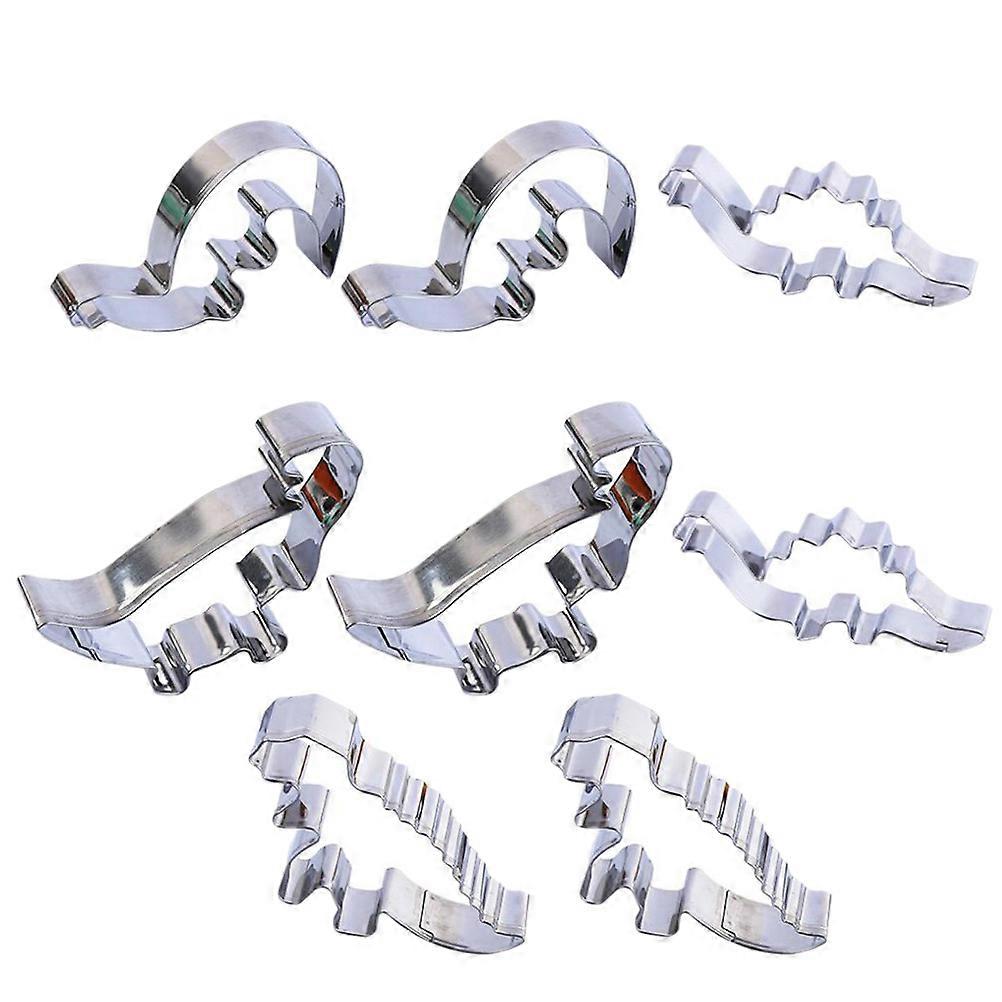 Dinosaur Biscuit Cutter Stainless Steel for Baking 24Pcs Cookie Molds