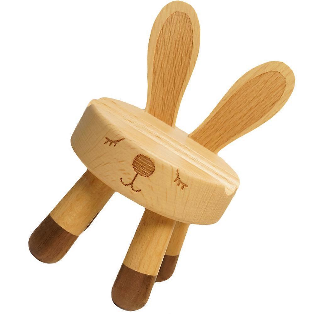 Chair-Shaped Mobile Phone Stand Holder For Home Use And Office Use 2Pcs Light Brown Creative Design Stabilization