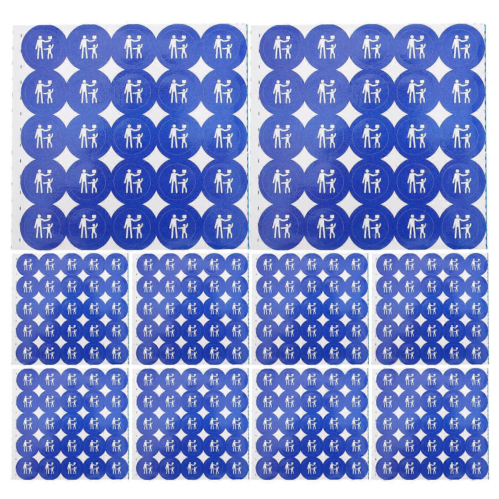 Battery Do Not Touch Stickers Self-Adhesive Warning Labels 1000Pcs for Child Safety