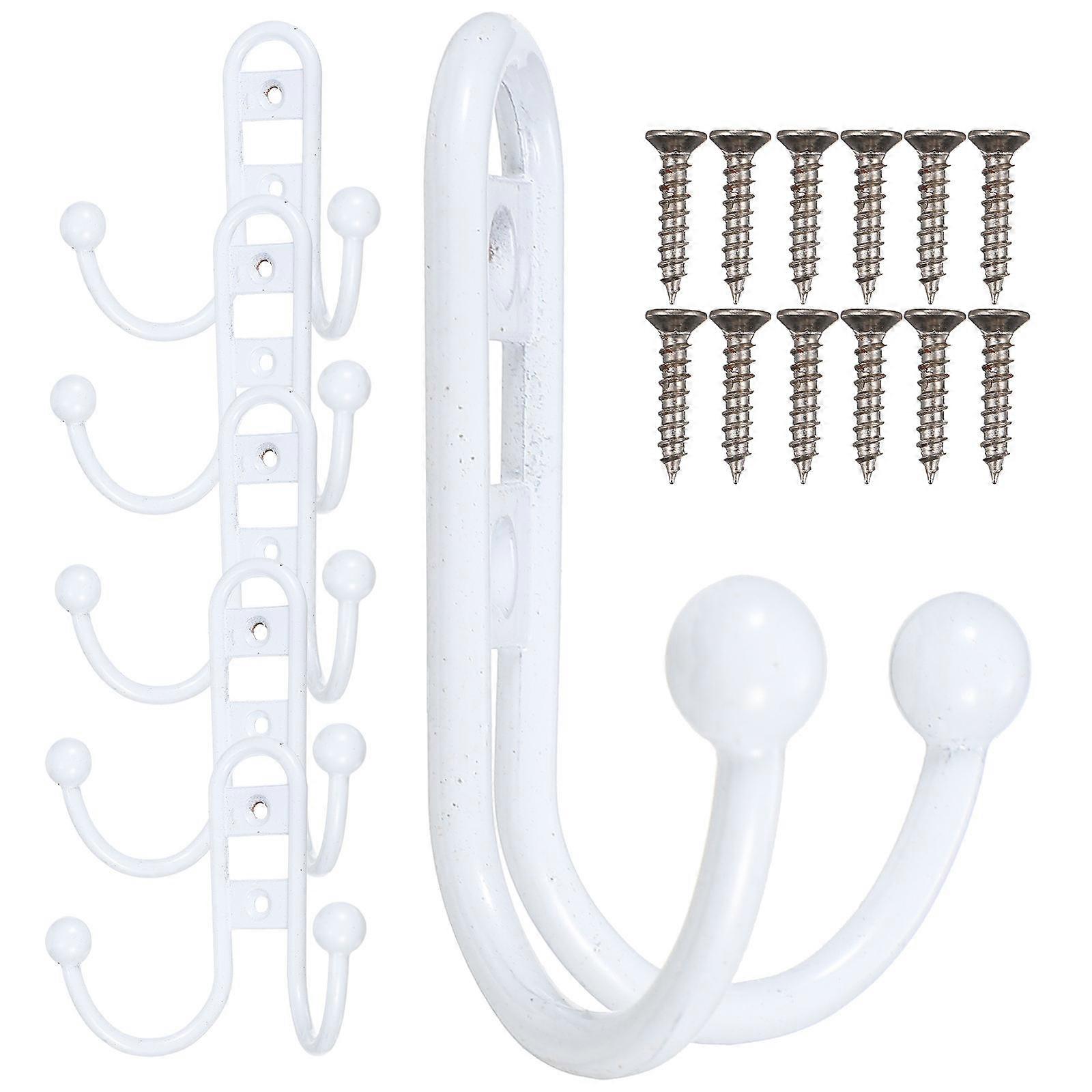 Bathroom Wall Hooks Iron Vintage Hooks for 18Pcs Home Storage Solution