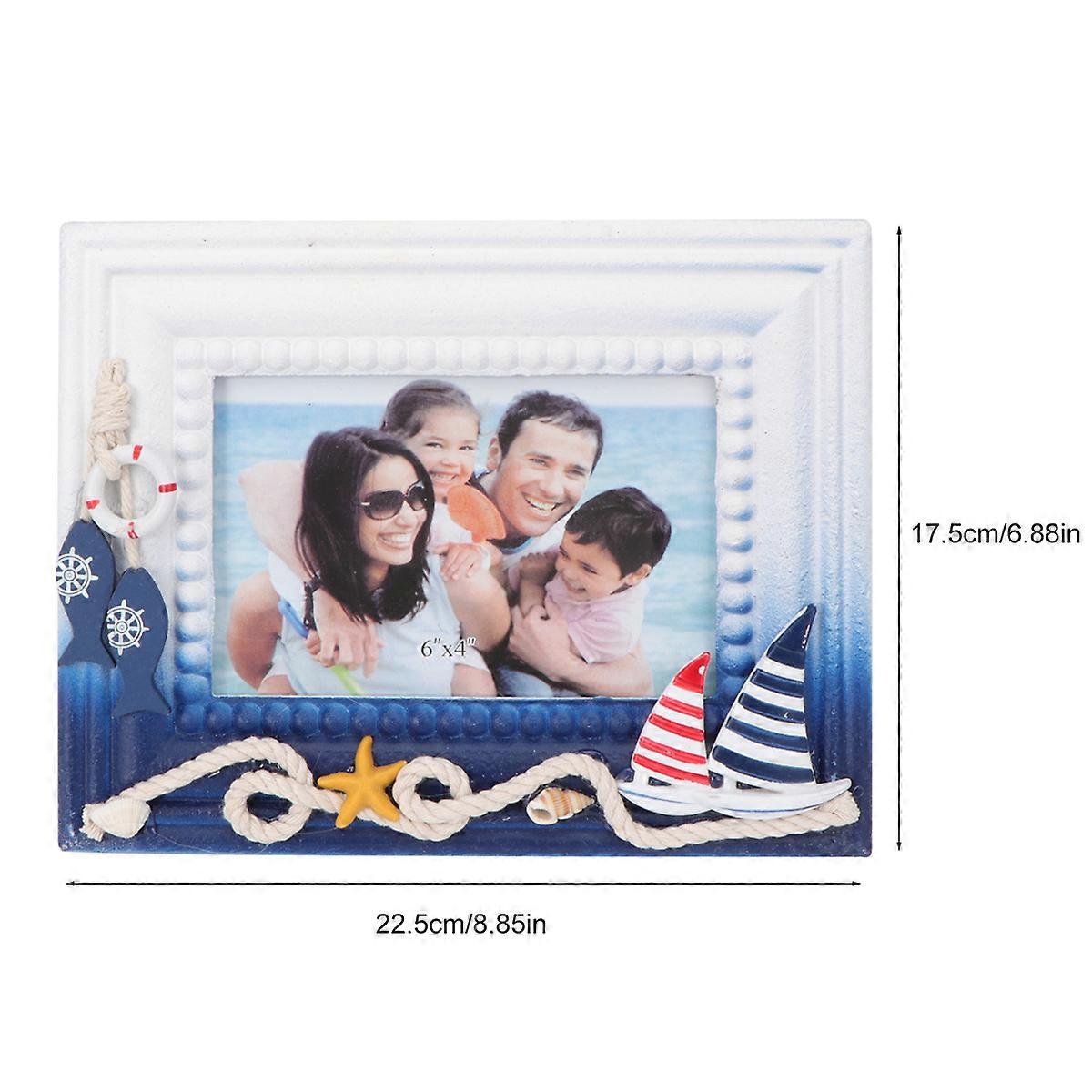 Unique Mediterranean Style Photo Frames For Home Decoration 22.5x17.5x2cm Perfect For Creative Display 2Pcs