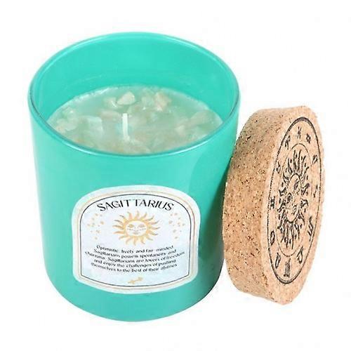 Something Different Sagittarius Ylang Ylang & Amber Turquoise Chips Scented Candle