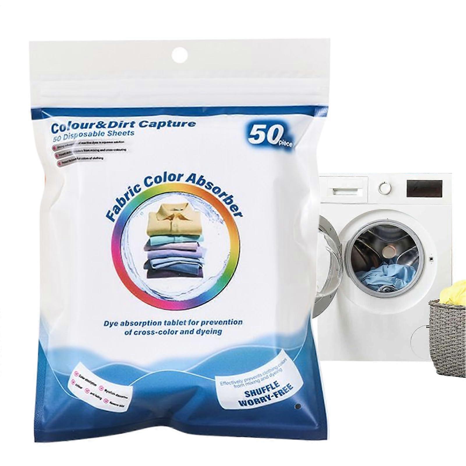 Color Catchers for Laundry Color Catching Sheets, Dye Transfer Prevention, Washing Machine Dye Guard, Home Dorm Travel